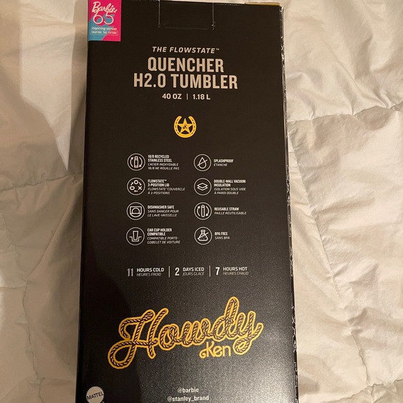 Stanley Barbie 80's Western Ken 40oz Quencher - Picture 2 of 3